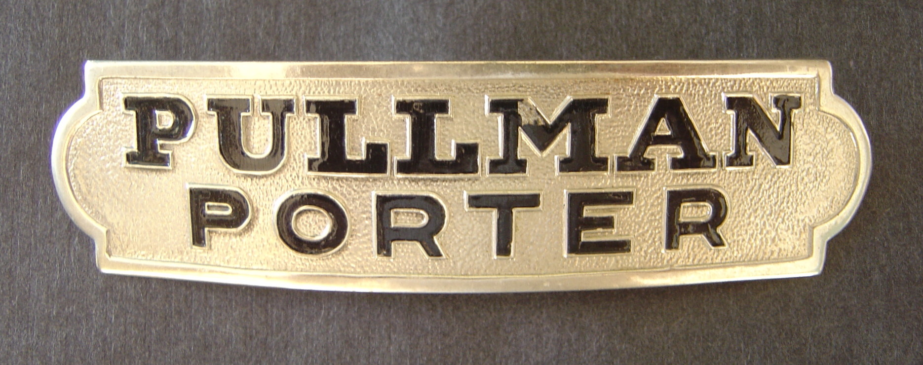 Pullman Porter Hat Badge 2009090704AA56EB663141 | waterlevel.com